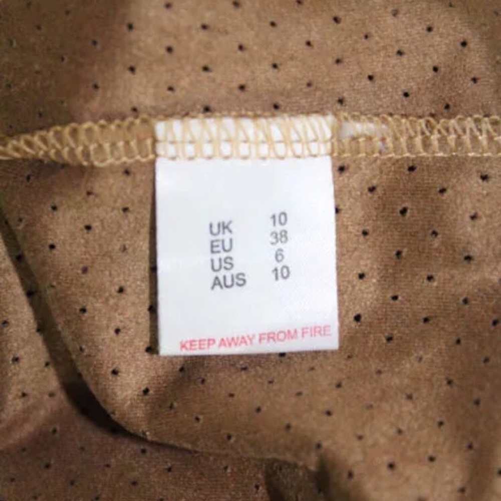 MISSGUIDED Perforated Faux Suede Drawstring Pants - Picture 5 of 8